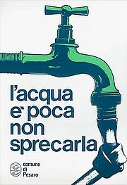 Manifesto risparmio idrico Dolcini