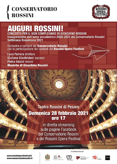 Auguri Rossini! manifesto