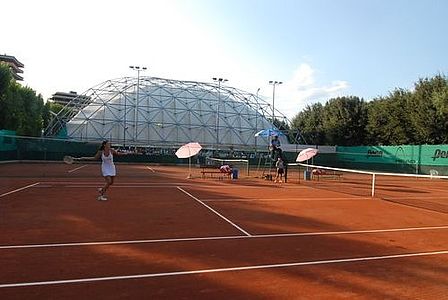 foto impianto tennis baia flaminia