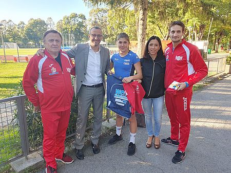 Ricci e Della Dora festeggiano i giovani campioni Marra e Lucarelli