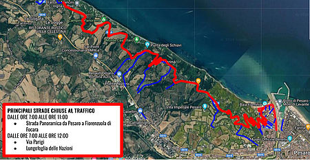 campionato di Triathlon Olimpico “Città di Pesaro” del circuito Adriatic Series, le modifiche alla viabilità previste per consentire le gare
