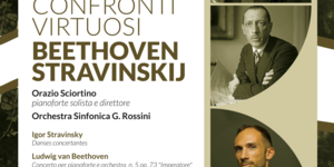 Locandina Confronti virtuosi: Orazio Sciortino tra Beethoven e Stravinskij