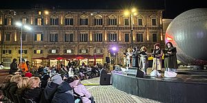 Teatro dei Bottoni in piazza del Popolo