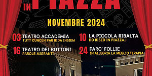 Locandina novembre 2024 Teatro in Piazza