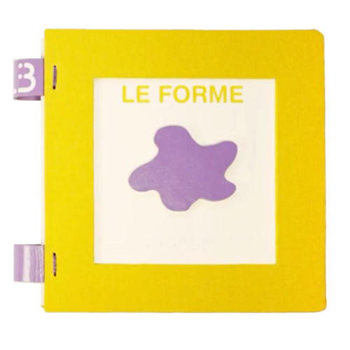 Immagine copertina libro tattile in cartotecnica "Le Forme"