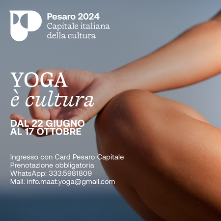 A Pesaro 2024 lo yoga si pratica nei luoghi della cultura