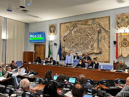 L'intervento del sindaco Matteo Ricci in Consiglio comunale