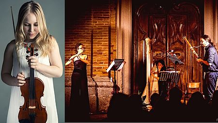 “Trio Devienne” e un ospite d'eccezione, che l’Orchestra Rossini è onorata di ospitare: la giovane violinista finlandese Vivian Stolt