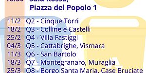 Calendario degli incontri sui rifiuti