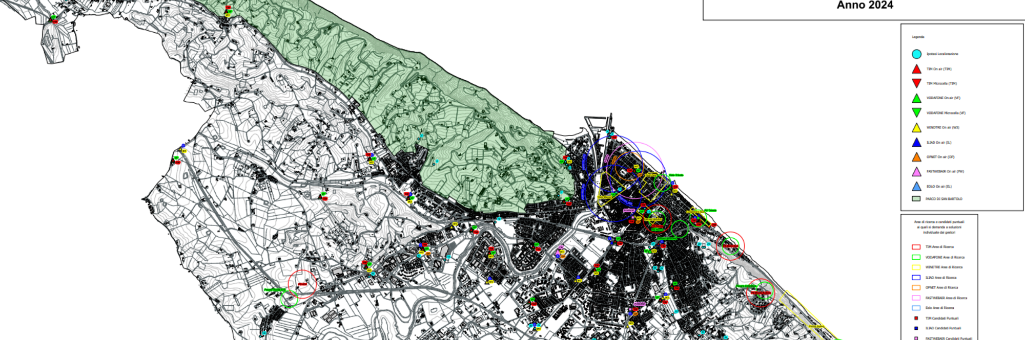 mappa delle localizzazioni