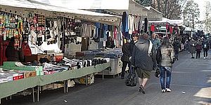 Foto di bancarelle del mercato