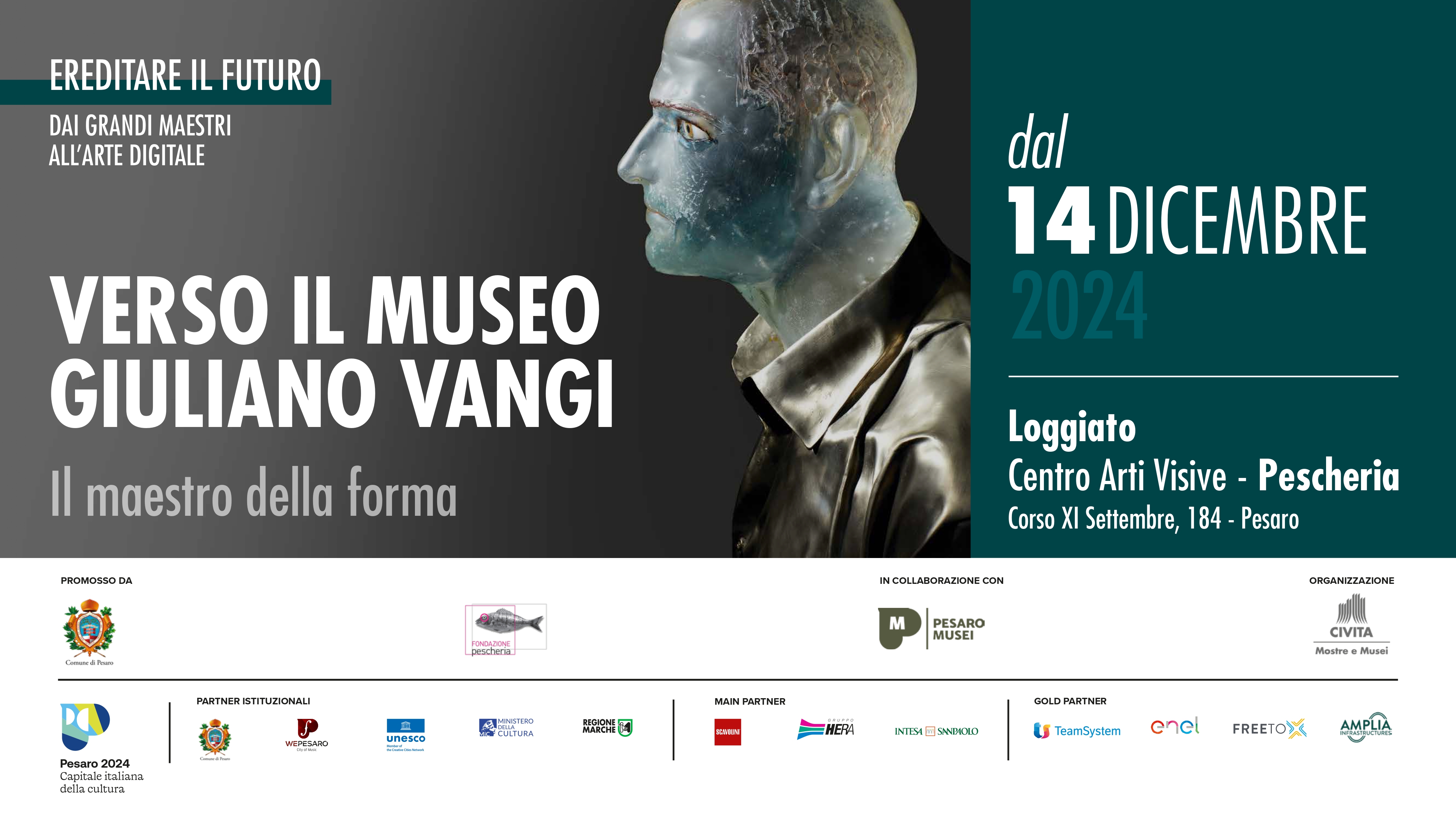 Verso il Museo Giuliano Vangi. 