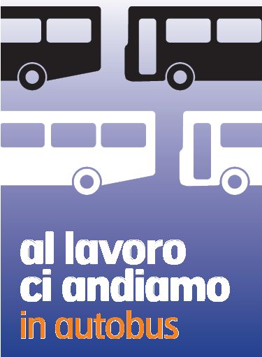 Logo "al lavoro ci andiamo in autobus"